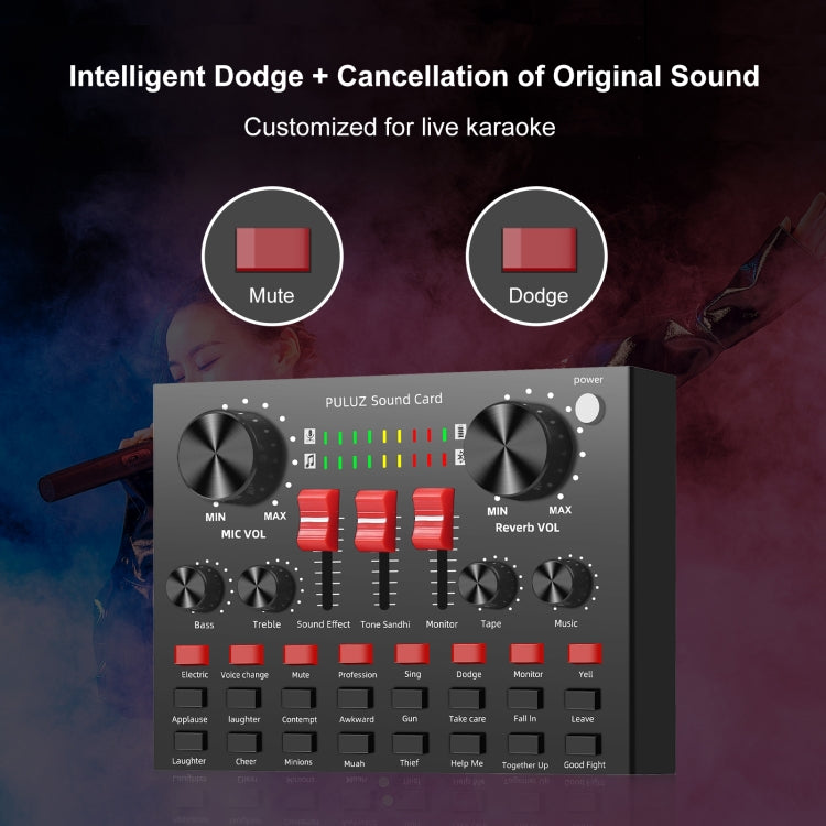 Tarjeta de sonido/consola para transmisiones  169 soles modelo V8S