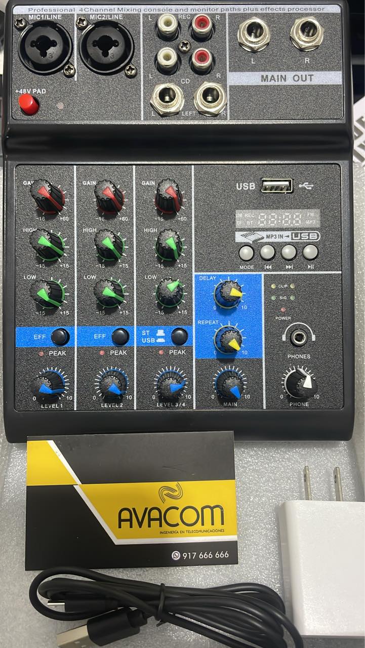 Consola mezcladora de sonido 169s